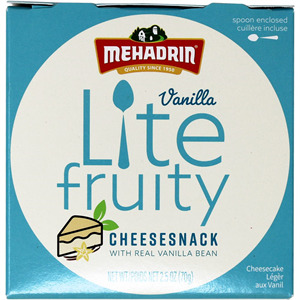 Mehadrin Lite Fruity Vanilla Cheese Sna, 2.5 Oz
