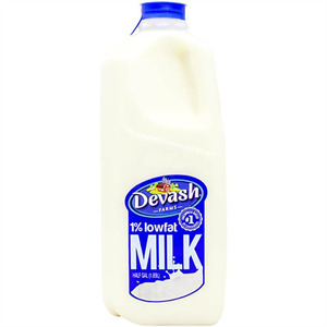 Devash Milk Blue Reduced Fat, 64 Oz