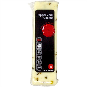 Natural Kosher Pepper Jack Cheese, 7 Oz