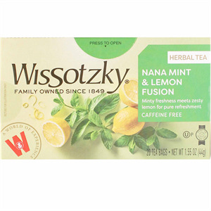 Wissotzky Tea Nana Lemon, 1.55 Oz