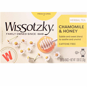 Wissotzky Chamomile & Honey Tea, 20 Ct