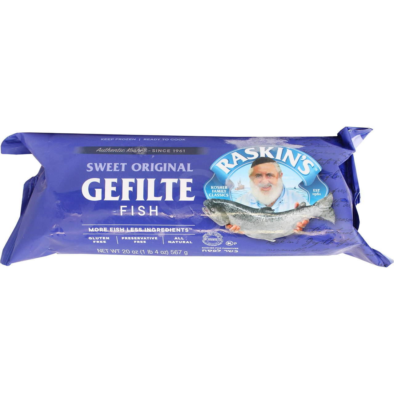 Raskin's Sweet Gefilte Fish, 20 Oz