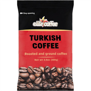 Elite Turkish Coffee Bag Red 100 G, 3.5 Oz