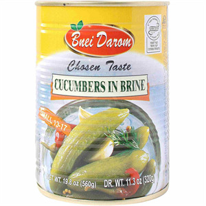 Bnei Darom Cucumber In Brine 13-17, 19 Oz