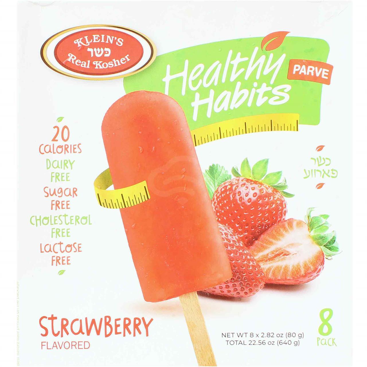 Klein's Real Kosher Healthy Habits Strawberry Ice Cream, 22.56 Oz
