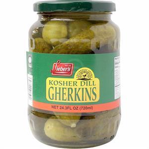 Lieber's Kosher Dill Gherkins, 24 Oz
