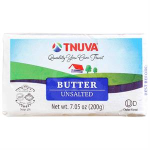 Tnuva Unsalted Butter, 7.05 Oz
