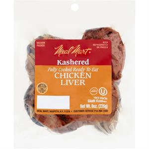 Meal Mart Broiled Chicken Livers 8 oz