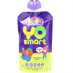 Mehadrin Yo Smart Very Berry Yogurt, 3.5 Oz
