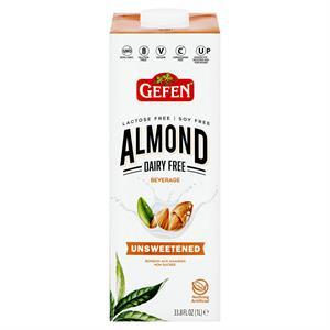Gefen Unsweetened Almond Milk, 33.8 Oz