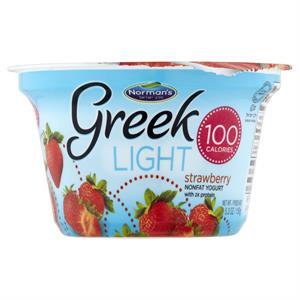 Norman's Greek Yogurt Light Strawberry, 5.3 Oz