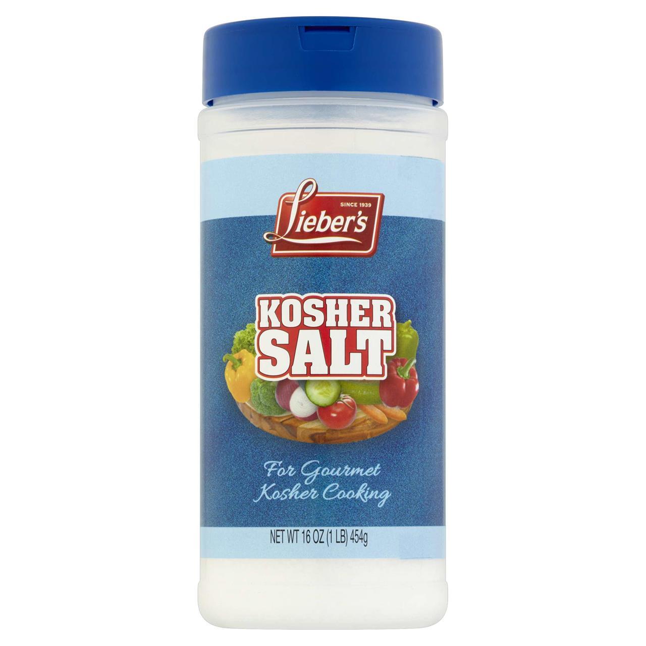 Liebers Kosher Salt, 16 Oz