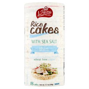 LaBonne Thin Rice Cakes Salted, 3.1 Oz