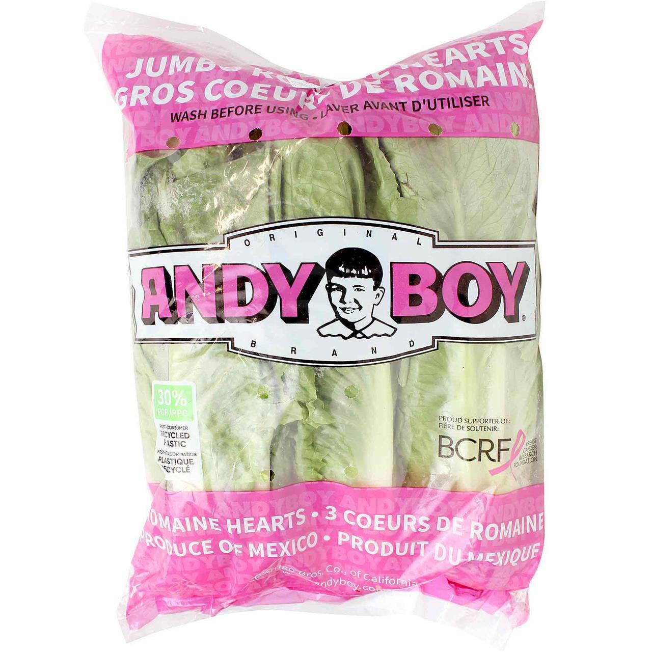 Andy Boy Romaine Hearts Lettuce