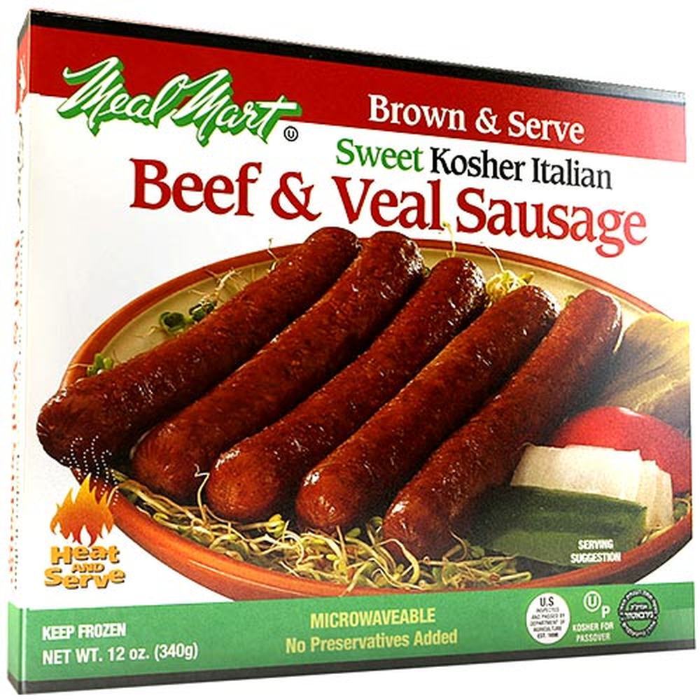 Meal Mart Beef & Veal Sausage Sweet