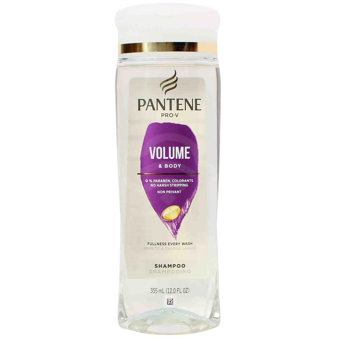 Pantene Fine Volume Shampoo, 12 Oz