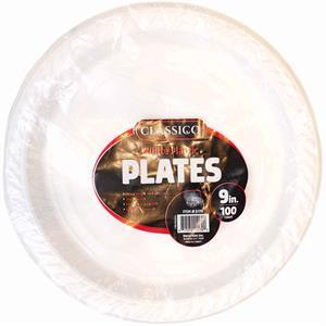 Classico 9'' Plates, 100 Ct