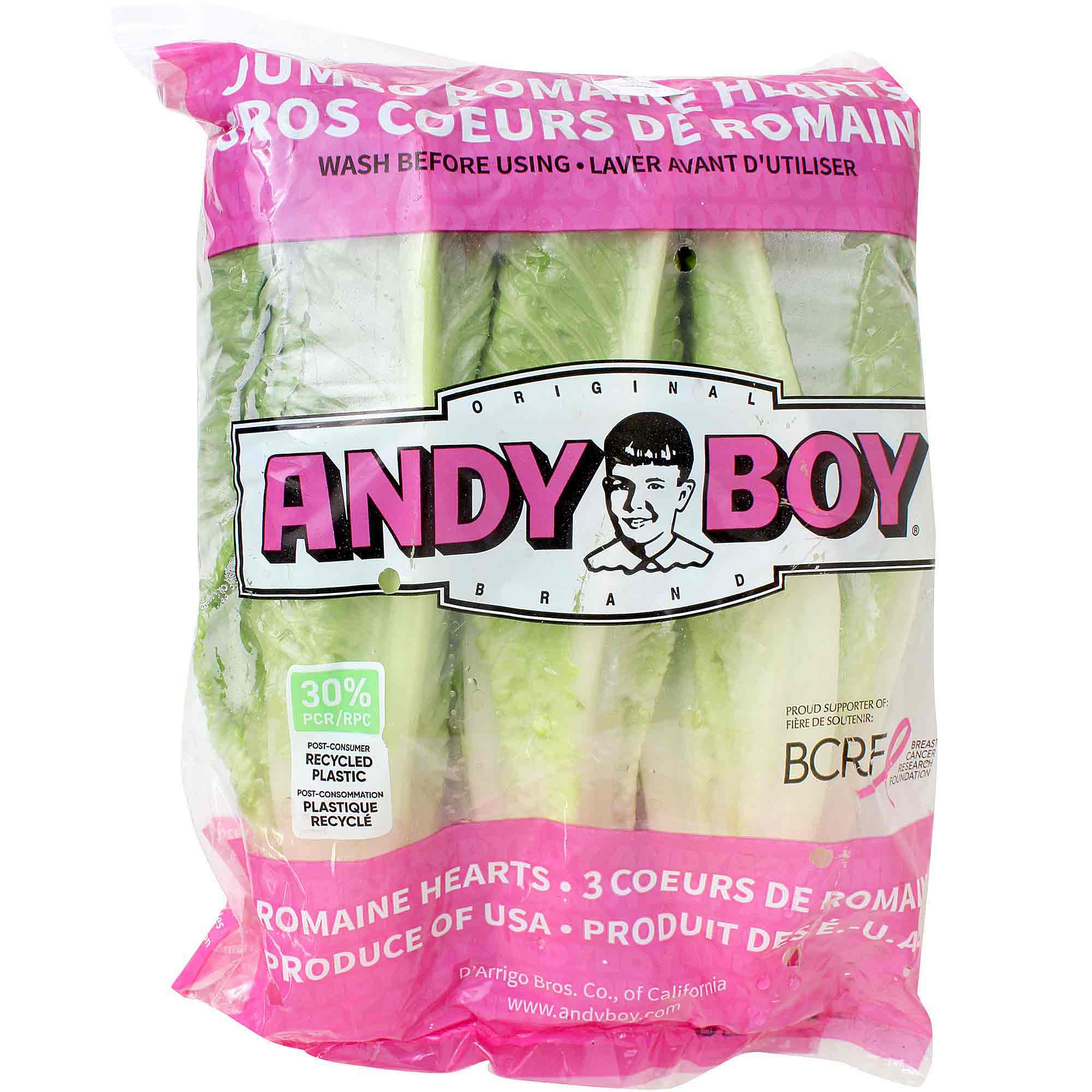 Andy Boy Romaine Hearts Lettuce