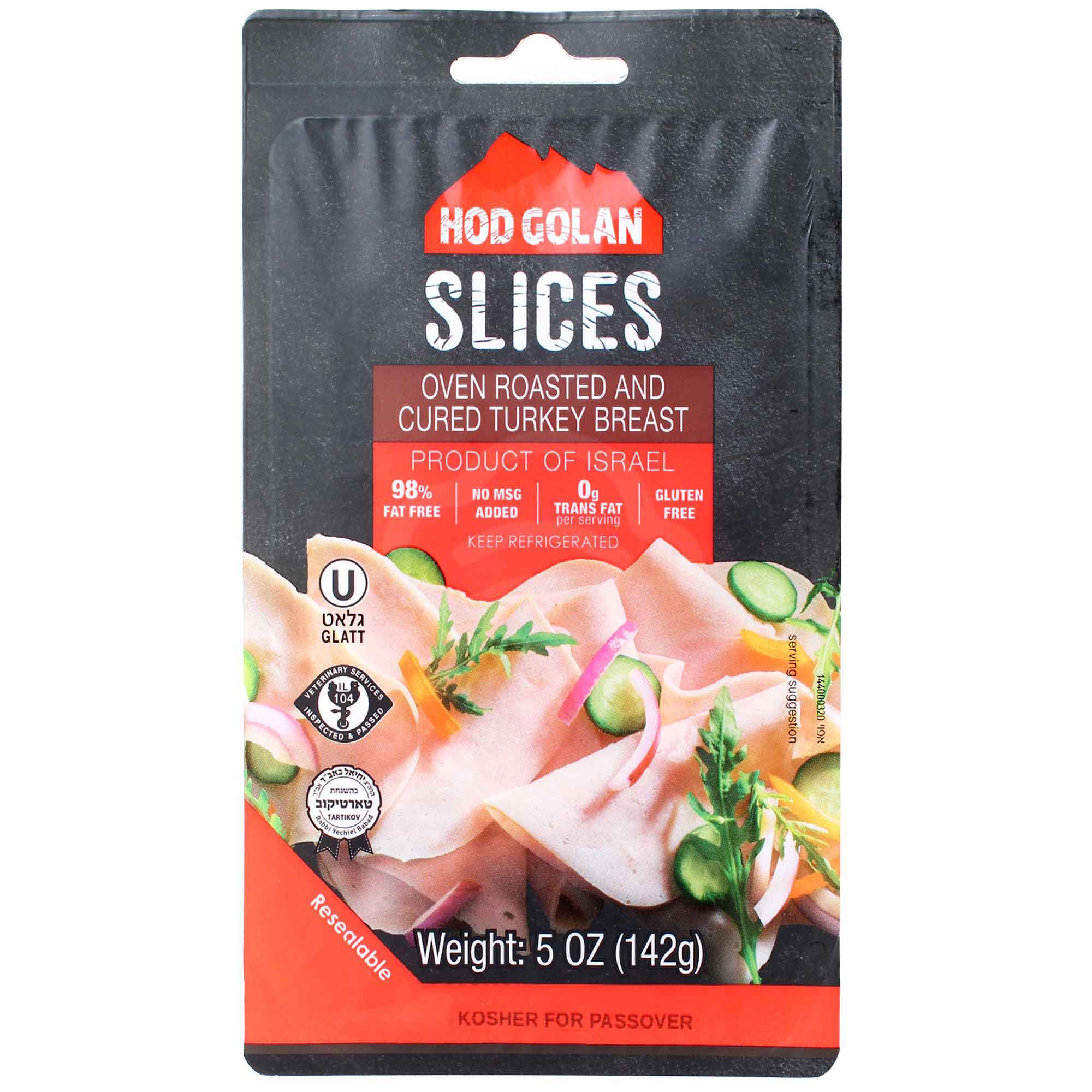 Hod Golan Oven Roasted Turkey Breas, 5 Oz